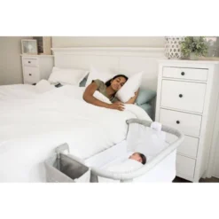 Baby Delight Beside Me Dreamer Deluxe Bassinet And Bedside Sleeper - Quilted Pebble Gray -Baby Furniture Store GUEST 50884705 3113 48ac 87b1 6eb0aaffe18e