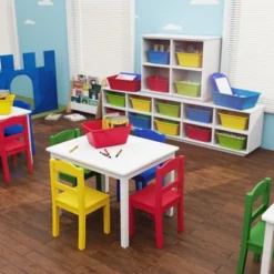 5pc Kids' Wood Table And Chair Set - Humble Crew -Baby Furniture Store GUEST 517b0fbb 4eea 422a bf6c 95f16a14c399