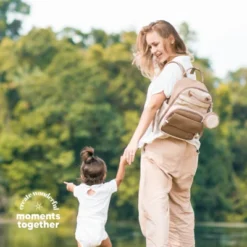 KeaBabies Diaper Bag Backpack Comes With Portable Changing Pad, Baby Bag For Mom, Baby Travel Essential (Latte) -Baby Furniture Store GUEST 51b17204 863e 49aa bb9b 36720c00f04a