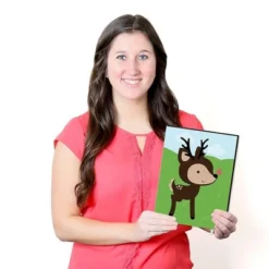 Big Dot Of Happiness Woodland Creatures - Gender Neutral Forest Animal Nursery Wall Art & Kids Room Decor - 7.5 X 10 Inches - Set Of 3 Prints -Baby Furniture Store GUEST 51ddb7a2 81be 4e0e bfde b4287e02091f