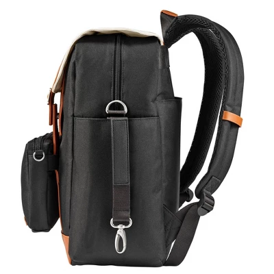 JJ Cole Bloomfield Modular Knapsack Diaper Bag Onyx & Ivory 15 JJ Cole Bloomfield Modular Knapsack Diaper Bag Onyx & Ivory - Image 13