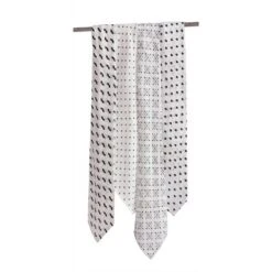 Bacati - LOVE Muslin Swaddling Blankets Set Of 4, Black/White -Baby Furniture Store GUEST 5420f6af 8303 4371 80c1 427bbec11f57