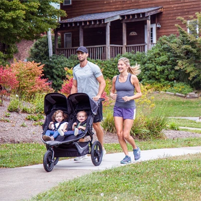 BOB Gear Revolution Flex 3.0 Duallie Jogging Stroller - Graphite Black 9 BOB Gear Revolution Flex 3.0 Duallie Jogging Stroller - Graphite Black - Image 7