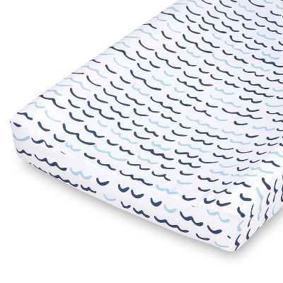 The Peanutshell Nautical Changing Pad Cover For Boys, 3-Pack 9 The Peanutshell Nautical Changing Pad Cover For Boys, 3-Pack - Image 7