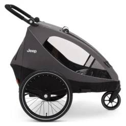 Delta Children Jeep Everest 2-in-1 Child Bike Trailer And Stroller - Gray -Baby Furniture Store GUEST 55b6311e fb89 4ebc 8a71 6d023466d2ab