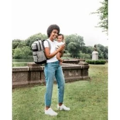 Eddie Bauer Sport Traveler Back Pack Diaper Bag - Gray -Baby Furniture Store GUEST 55b88b09 801a 4de9 89ea a780351d23ce