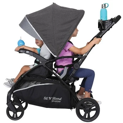 Baby Trend Sit N' Stand 5-in-1 Shopper Stroller Travel System - Gray 9 Baby Trend Sit N' Stand 5-in-1 Shopper Stroller Travel System - Gray - Image 7