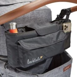 Larktale Sprout Single-to-Double Stroller/Wagon - Expandable And Foldable Stroller Wagon With Canopy, Storage, And Accessories - Nightcliff Stone -Baby Furniture Store GUEST 586d21eb ae31 4bf3 8bd6 9ffbc72b15f1