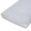 The Peanutshell Minky Dot Solid Changing Pad Covers - Gray/White 2pk