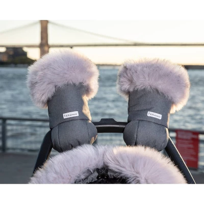 7AM Enfant Warmmuffs Stroller Gloves - Heather Gray Dark 6 7AM Enfant Warmmuffs Stroller Gloves - Heather Gray Dark - Image 4