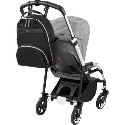 Skip Hop Envi-Luxe Eco Diaper Bag Backpack - Black 7 Skip Hop Envi-Luxe Eco Diaper Bag Backpack - Black - Image 5