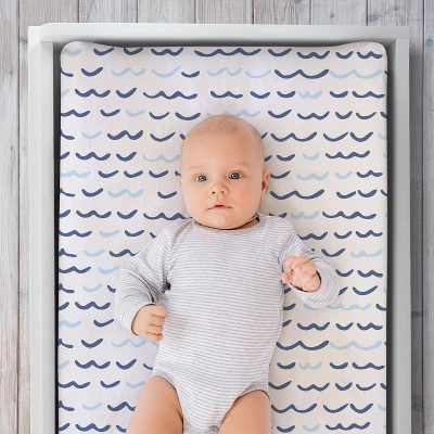 The Peanutshell Nautical Changing Pad Cover For Boys, 3-Pack 5 The Peanutshell Nautical Changing Pad Cover For Boys, 3-Pack - Image 3