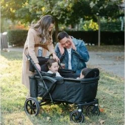Larktale Sprout Single-to-Double Stroller/Wagon - Expandable And Foldable Stroller Wagon For Kids With Canopy, Storage, And Accessories - Byron Black -Baby Furniture Store GUEST 5a735677 13c2 4ec0 b517 bd9e7256365a