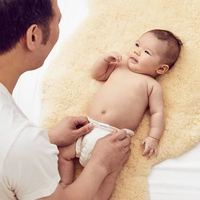 Esembly Inner Organic Cotton Reusable Infant Diaper - Size 2 - 3ct 3 Esembly Inner Organic Cotton Reusable Infant Diaper - Size 2 - 3ct