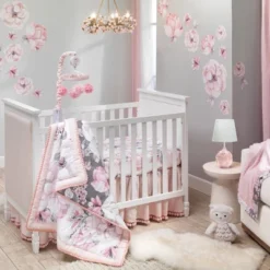 Lambs & Ivy Signature Botanical Baby Pink Floral Musical Baby Crib Mobile -Baby Furniture Store GUEST 5de21abd 3d53 4d2e bce7 859037bb01e2
