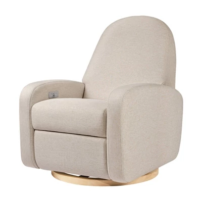 Babyletto Nami Electronic Recliner And Swivel Glider With USB Port And Light Wood Base 19 Babyletto Nami Electronic Recliner And Swivel Glider With USB Port And Light Wood Base - Image 17