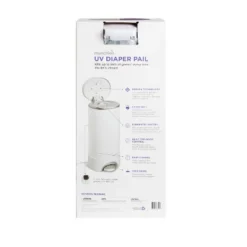 Munchkin UV Diaper Pail - White -Baby Furniture Store GUEST 5fa4c7df 64c9 4e78 aa69 0663bd92d2b3