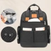 KeaBabies Bree Diaper Bag Backpack, Waterproof Baby Diaper Bags With Changing Pad, Girl, Boy, 2 Kids Travel Essentials (Charcoal) -Baby Furniture Store GUEST 5fafda5d 8a12 4b03 832d 68371cb49b07