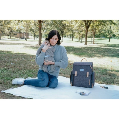 Eddie Bauer Cascade Plaid Diaper Bag - Gray 12 Eddie Bauer Cascade Plaid Diaper Bag - Gray - Image 10