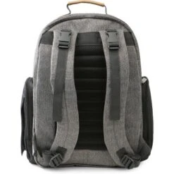 Eddie Bauer Bridgeport Places & Spaces Back Pack Diaper Bag - Gray With Tan -Baby Furniture Store GUEST 6267d501 595d 4b8d 8872 5d2eb8e94a9e