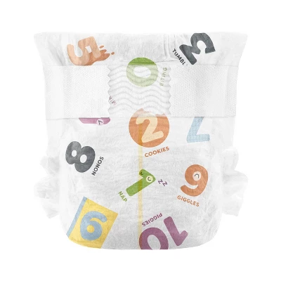 Babyganics Disposable Diapers Box - Size 4 - 60ct 4 Babyganics Disposable Diapers Box - Size 4 - 60ct - Image 2