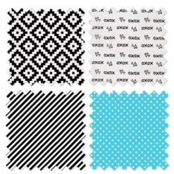 Bacati - Love Aztec Print Black Turquoise 10 Pc Crib Bedding Set With Long Rail Guard Cover -Baby Furniture Store GUEST 63a39f86 88fa 4c2f 8391 2d57cf9b65e5