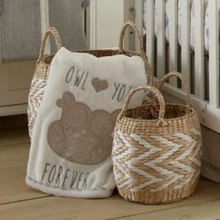 Night Owl Gray Blanket - Levtex Baby