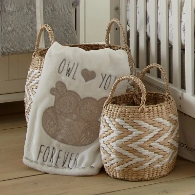 Night Owl Gray Blanket - Levtex Baby 3 Night Owl Gray Blanket - Levtex Baby