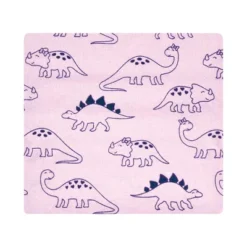Hudson Baby Infant Girl Cotton Flannel Receiving Blankets, CuteASaurus, One Size -Baby Furniture Store GUEST 69c1d100 a872 464f 8e30 0bdcf3e71429