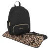 Jessica Simpson Quilted Backpack Diaper Bag With Fanny Pack - Black 2 Jessica Simpson Quilted Backpack Diaper Bag With Fanny Pack - Black -Baby Furniture Store GUEST 6ab30391 576d 465c 9b39 46c0dc635ff1