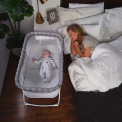 Ingenuity Crosby Foldaway Rocking Bassinet - Crosby -Baby Furniture Store GUEST 6ec663d7 ab84 484b 901b 42f4c3d6b911