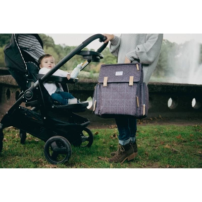 Eddie Bauer Cascade Plaid Diaper Bag - Gray 11 Eddie Bauer Cascade Plaid Diaper Bag - Gray - Image 9