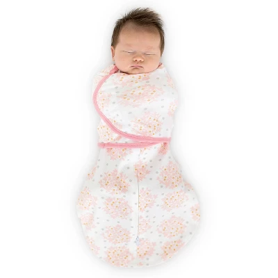 SwaddleDesigns Omni Swaddle Sack Swaddle Wrap - Pink Heavenly Floral - S - 0-3 Months 3 SwaddleDesigns Omni Swaddle Sack Swaddle Wrap - Pink Heavenly Floral - S - 0-3 Months