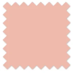 Bacati - White With Band On Bottom Crib/Toddler Bed Skirt - Coral