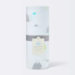 Jersey Knit Reversible Blanket Adventure Awaits - Cloud Island™ - Light Blue -Baby Furniture Store GUEST 76c5b544 230a 4873 9d74 da1ed81aa575