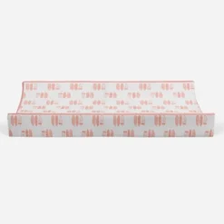 Bacati - Olivia Coral Feathers Quilted Muslin Changing Pad Cover 13 Bacati - Olivia Coral Feathers Quilted Muslin Changing Pad Cover -Baby Furniture Store GUEST 795c3c9d fe52 491c 82e0 e00f90165683