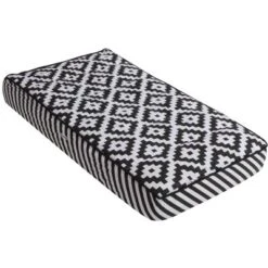Bacati - Love Black/White Warp Stripes Changing Pad Cover -Baby Furniture Store GUEST 7c6c3928 c2c1 4093 9751 6ff33192f6ea