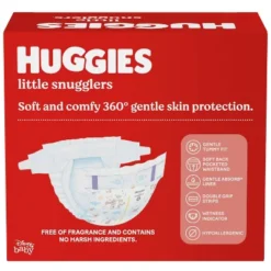Huggies Little Snugglers Baby Diapers – (Select Size And Count)