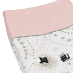 Sweet Jojo Designs Changing Pad Cover - Celestial - Pink/Gold -Baby Furniture Store GUEST 7cc6a577 8453 4053 9ade ab86d6e8b468