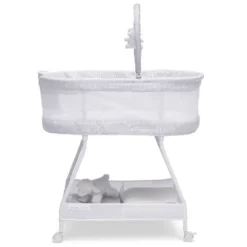 Delta Children Curve Bassinet - White And Gray -Baby Furniture Store GUEST 7e769cb0 3c30 4933 9c4e f931c578d709