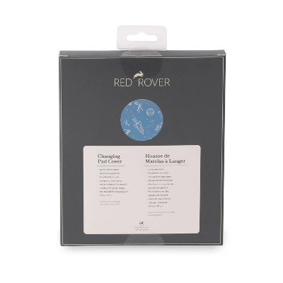 Red Rovr Cotton Muslin Changing Pad Cover 5 Red Rovr Cotton Muslin Changing Pad Cover - Image 3