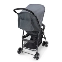 Hauck Sport T13 Lightweight Compact Foldable Stroller Pushchair With UV Protected Canopy And Swiveling And Lockable Front Wheels, Charcoal Stone -Baby Furniture Store GUEST 8163bb1e 3a7c 40e5 8947 436293d8eaa1
