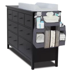 LA Baby Diaper Caddy And Nursery Organizer For Baby's Essentials - Gray -Baby Furniture Store GUEST 81bf1d11 4d09 4595 ba72 1f8a324565cf