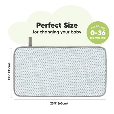 KeaBabies Swift Diaper Changing Pad, Portable Waterproof Diaper Changing Pad For Baby, Travel Changing Pad For Diaper Bag 4 KeaBabies Swift Diaper Changing Pad, Portable Waterproof Diaper Changing Pad For Baby, Travel Changing Pad For Diaper Bag - Image 2