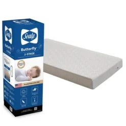 Sealy Butterfly 2-Stage Cotton Ultra Firm Crib And Toddler Mattress -Baby Furniture Store GUEST 83d4076a efa9 4893 a863 a04f5276e40b