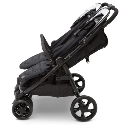 Jeep Destination Ultralight Side X Side Double Stroller By Delta Children - Midnight Black 4 Jeep Destination Ultralight Side X Side Double Stroller By Delta Children - Midnight Black - Image 2