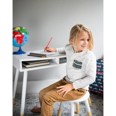 Premium Homework Desk And Stool Set - WildKin 3 Premium Homework Desk And Stool Set - WildKin