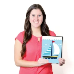 Big Dot Of Happiness Lighthouse, Sailboat And Anchor - Boy Nursery Wall Art And Nautical Kids Room Decor - 7.5 X 10 Inches - Set Of 3 Prints -Baby Furniture Store GUEST 8866e901 4075 4aeb b56b 17584329e2ea