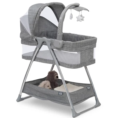 Simmons Kids' City Sleeper Bassinet - Gray Tweed 4 Simmons Kids' City Sleeper Bassinet - Gray Tweed - Image 2