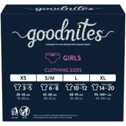 Goodnites Girls' Nighttime Bedwetting Underwear - (Select Size And Count) 18 Goodnites Girls' Nighttime Bedwetting Underwear - (Select Size And Count) -Baby Furniture Store GUEST 8d5efadd 257b 44c1 b481 168cc20b4326